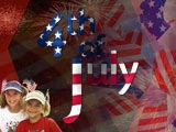 July 4th, independence day powerpoint template